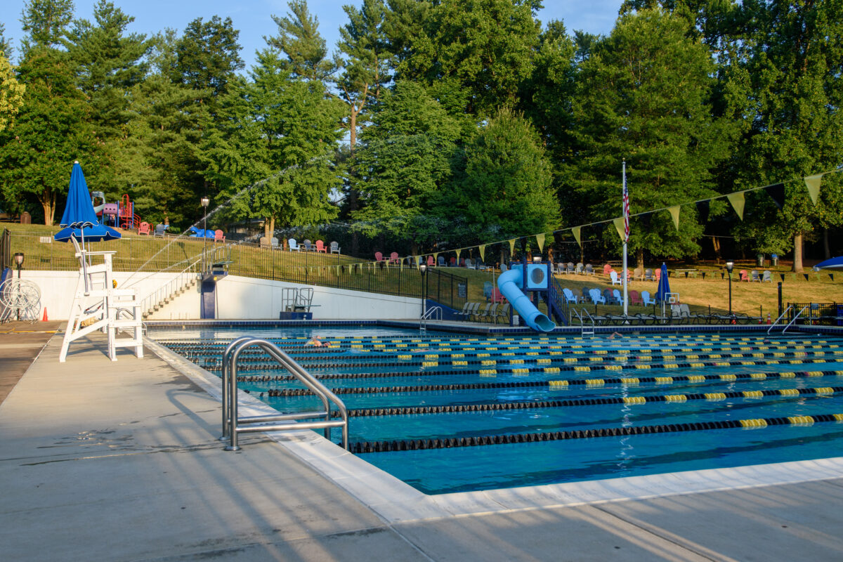 Outdoor pool at Tuckahoe